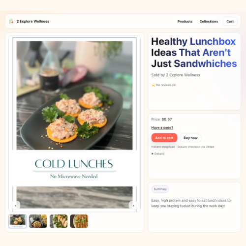 Product details page example